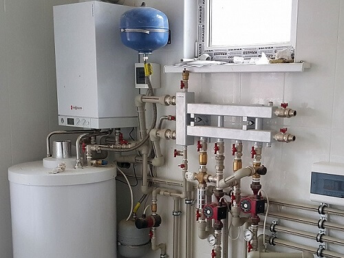 Монтаж газового котла в Горках